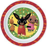 Piatto piano Originale Bing per bambini in plastica e adatto al microonde.