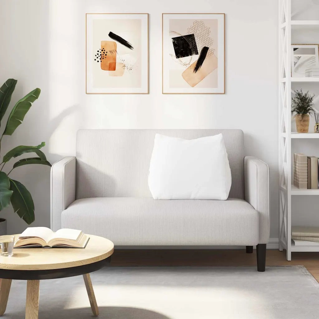 Cuscino per Schiena Bianco 60 x 20 x 50 cm Tessuto