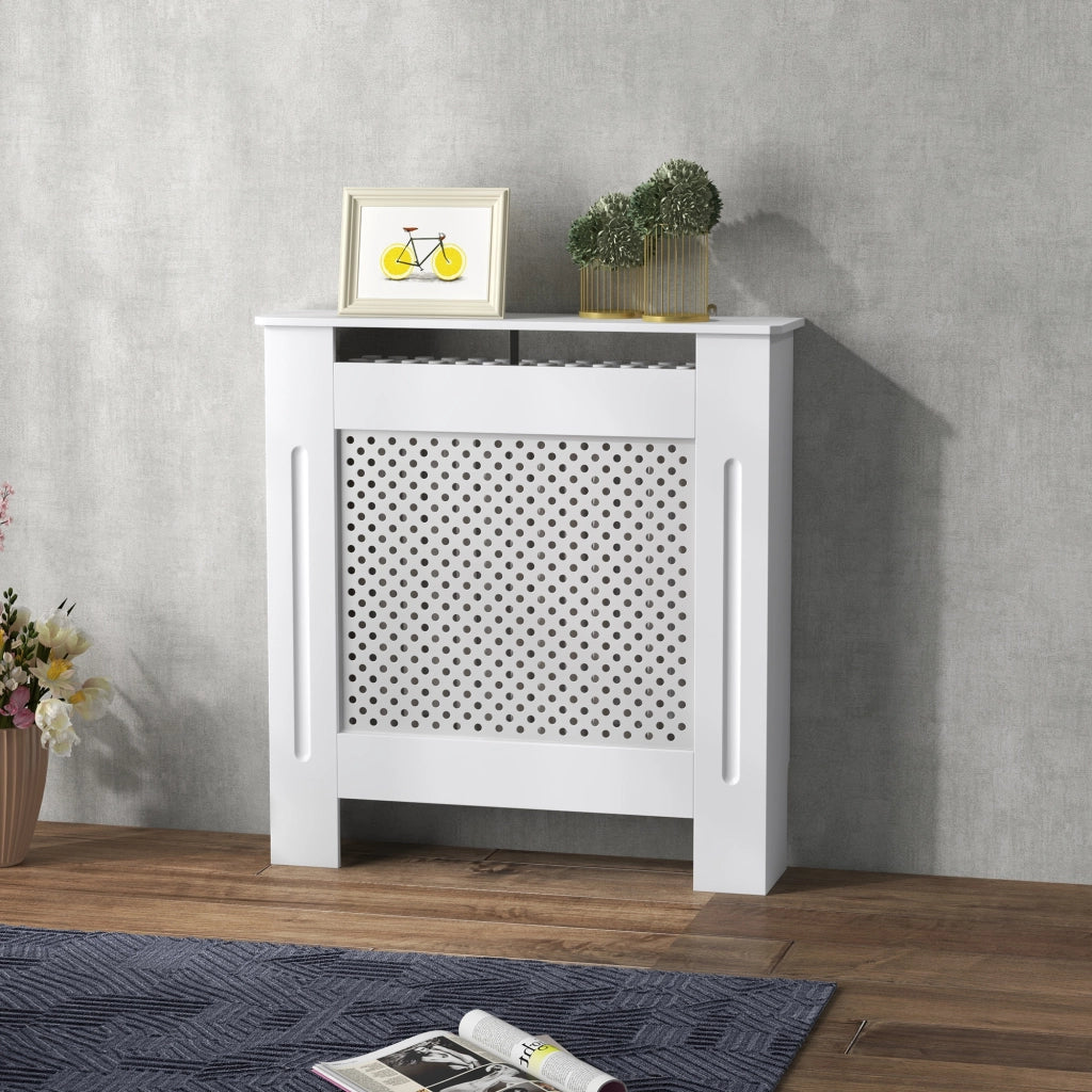 Copriradiatori con Ripiano ¨C zephmum ¨C 78x19x82 cm Bianco