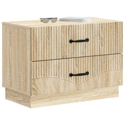 Comodino | Armadio da Notte | Mobiletto da notte con cassetto Rovere Sonoma 62 x 34,5 x 44,5 cm