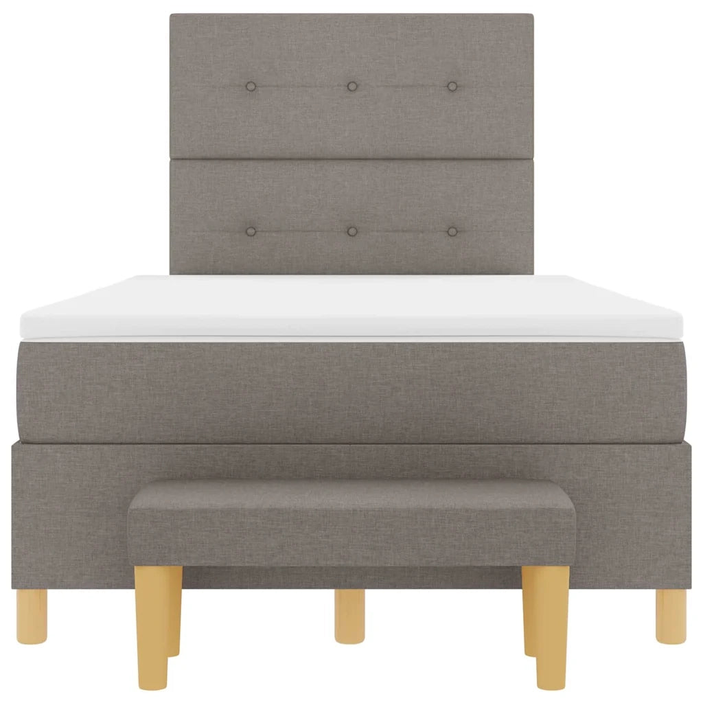 Letto a molle con materasso Talpa 120 x 200 cm Tessuto 3344293
