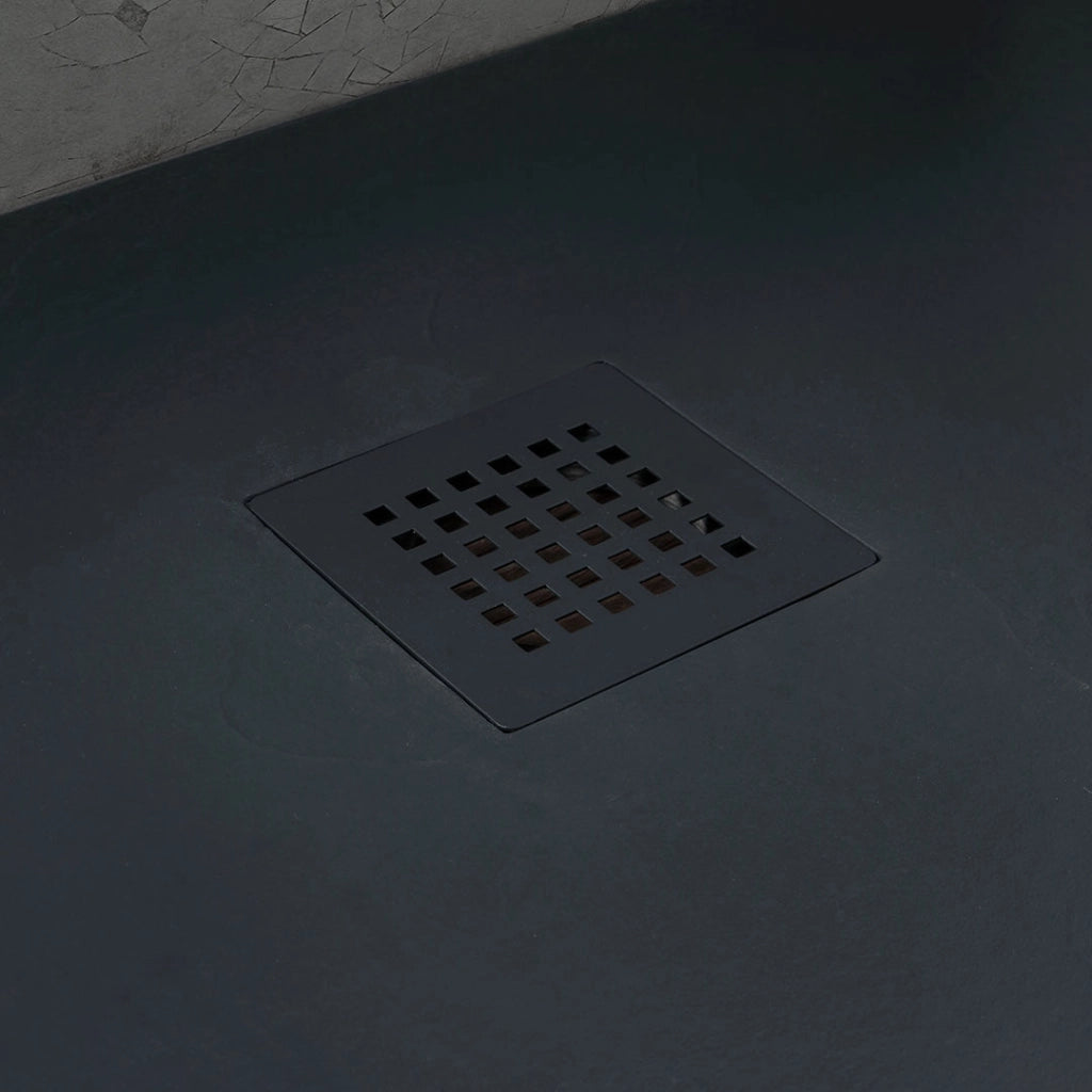 Piatto doccia 80x80 in resina antracite