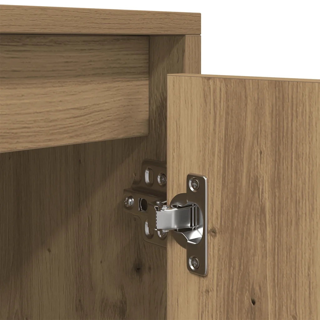 Mobile Porta TV Rovere Artigianale 188,5x41x50cm in Truciolato 3328425