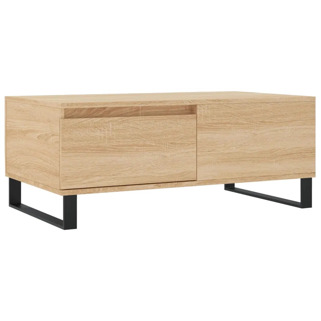 Tavolino Salotto Rovere Sonoma 90x50x36,5 cm Legno Multistrato 830815