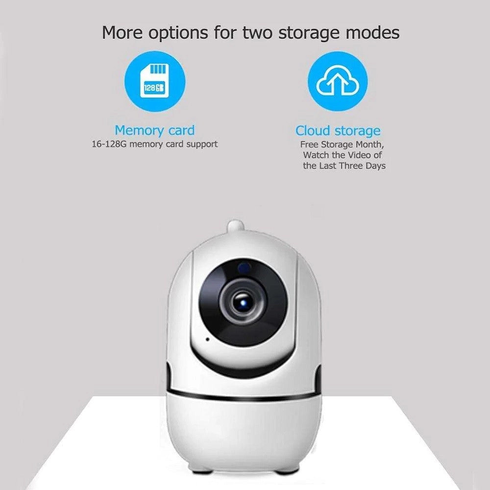 Trade Shop - Telecamera Ip Con Rilevamento Movimento Q-sx910 1080p Wireless Cloud Nanny Cam -