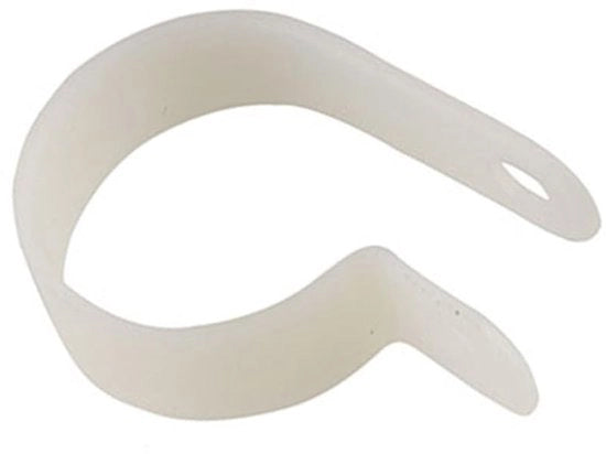 Cable Clips in Nylon Bianco - Clips per Cavi - Durissimi e Riciclabili - Organizza i Tuoi Cavi - Ideali per Abitazioni e Posti di Lavoro