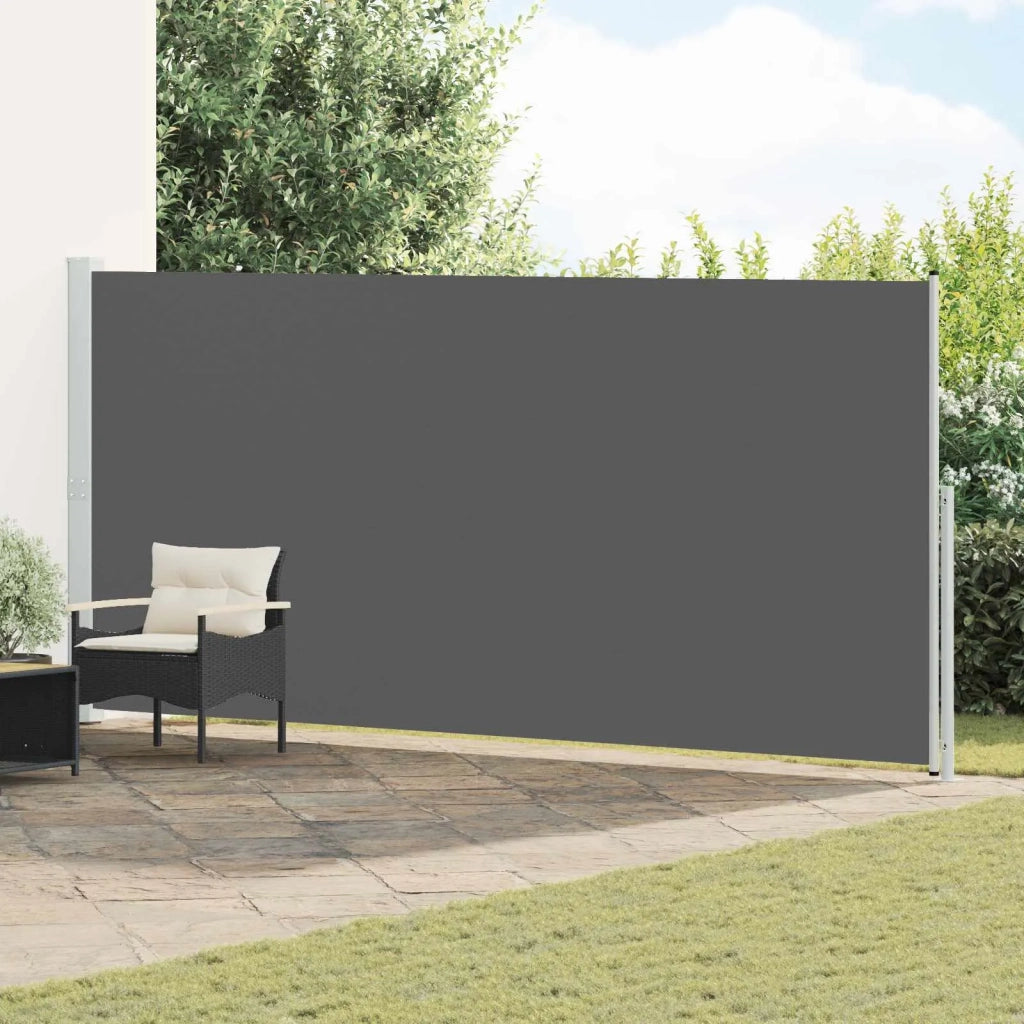 Tenda laterale retrattile Antracite 600 x 180 cm Poliestere