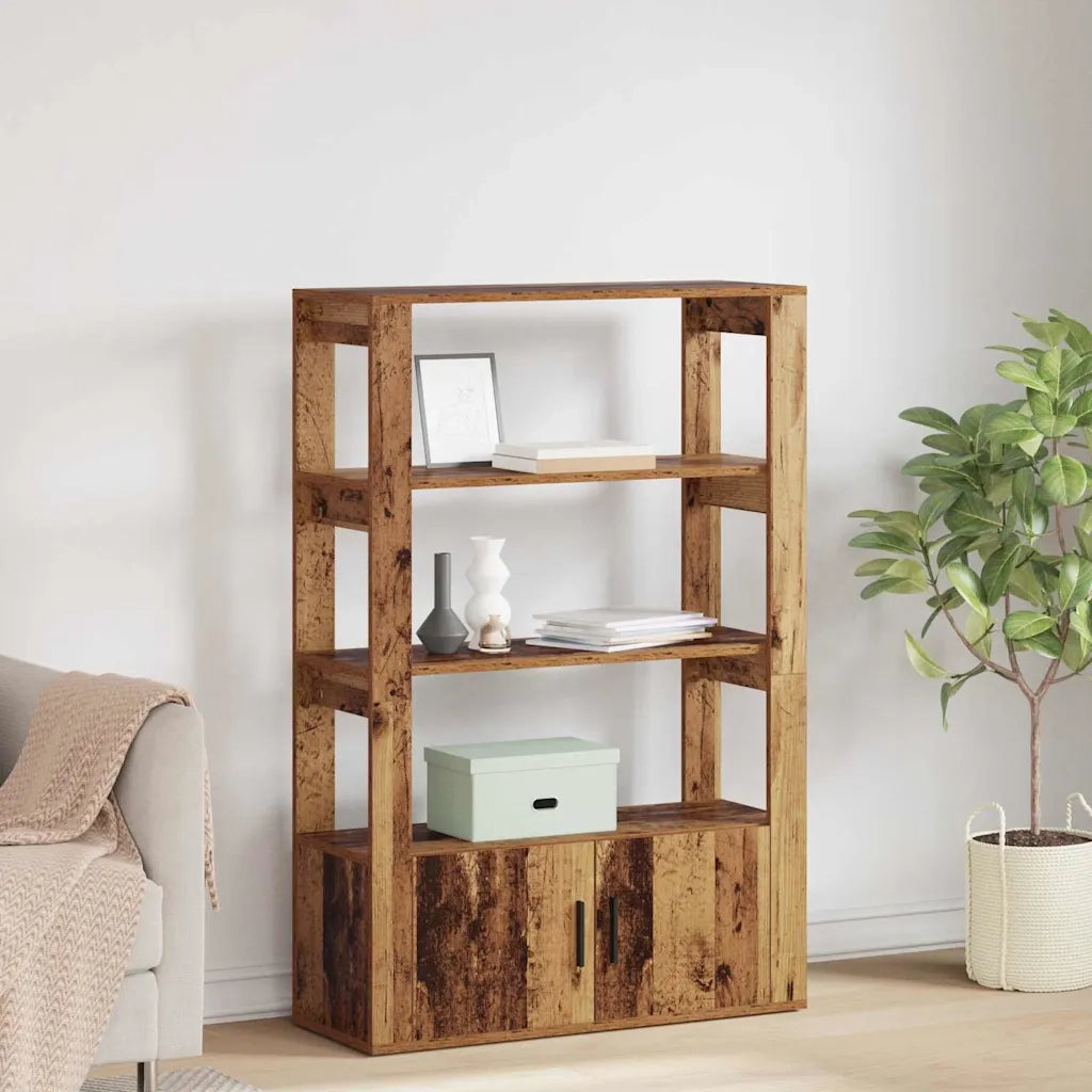 Credenza-Buffet-Armadio da cucina Legno vecchio 30 x 80 x 119.5 cm Legno multistrato