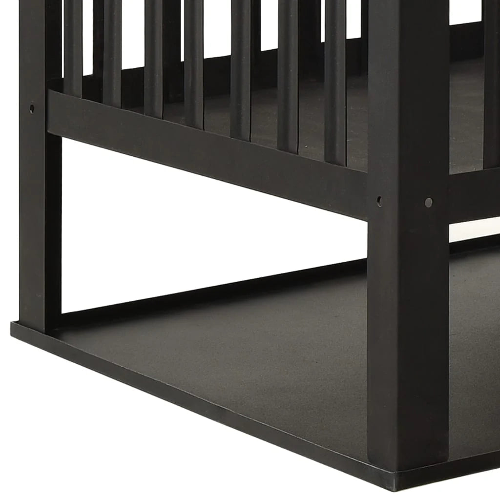 Caminetto 40 x 40 x 40 cm acciaio nero 02_0005908