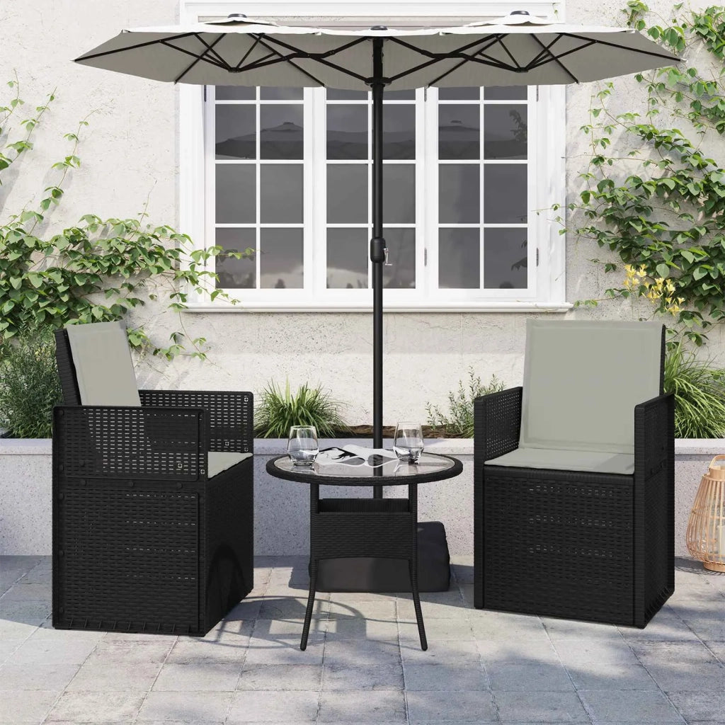 Cuscini per Seduta e Schienale 2 pcs Grigio Chiaro