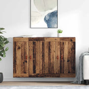 Mobile a muro 2 pcs Legno vecchio 69,5 x 34 x 90 cm 3415556