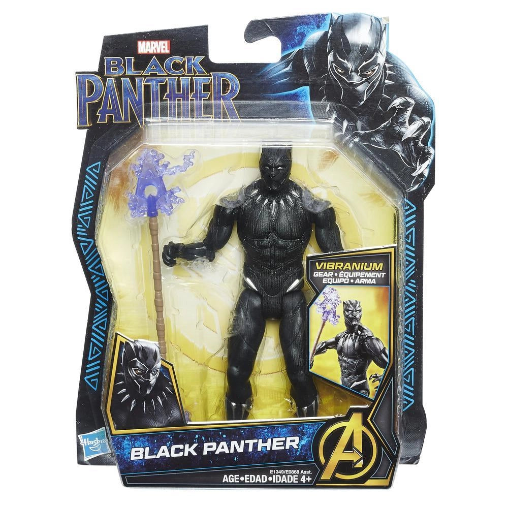 Marvel Hasbro, Black Panther, Studios Legacy Collection, Action Figure di Black Panther in Scala da 15 cm, per Bambini d