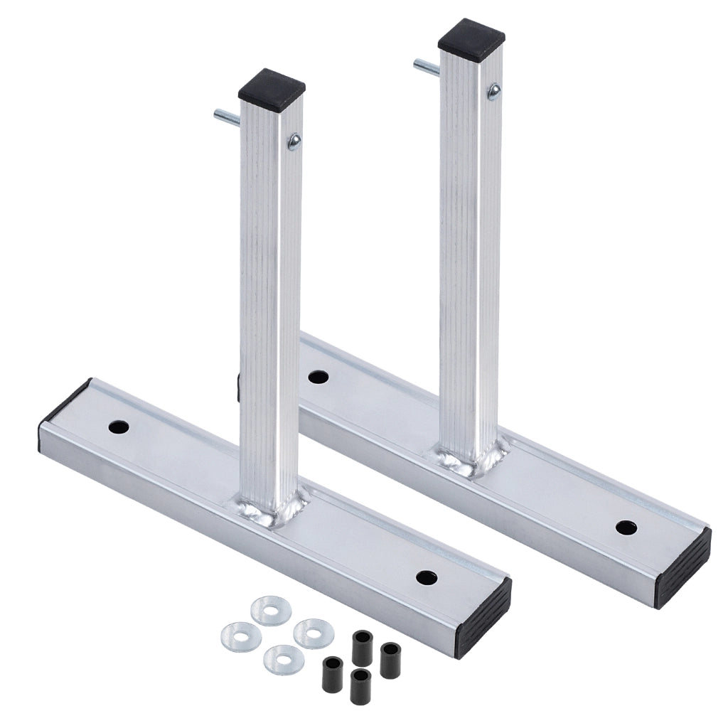 Supporto da parete KADAX per scala, gancio in alluminio, 2 pezzi, portata 80 kg