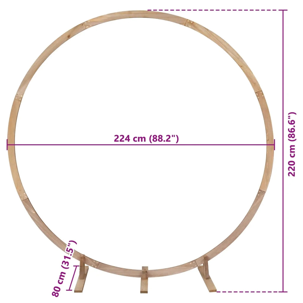 Arco Nuziale Marrone Chiaro 224 x 80 x 220 cm