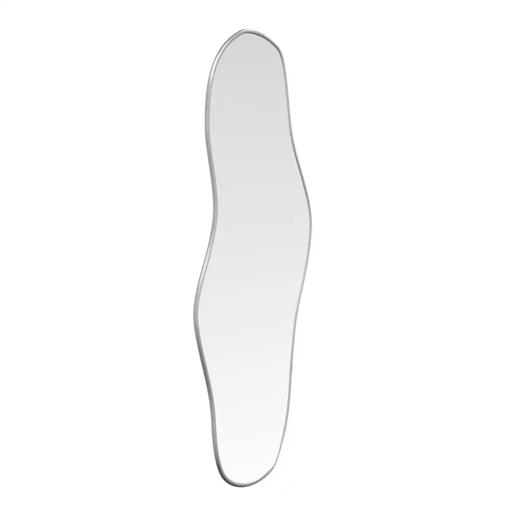 Specchio da Parete-Specchio a Muro-Specchio Decorativo Argento 70x30 cm