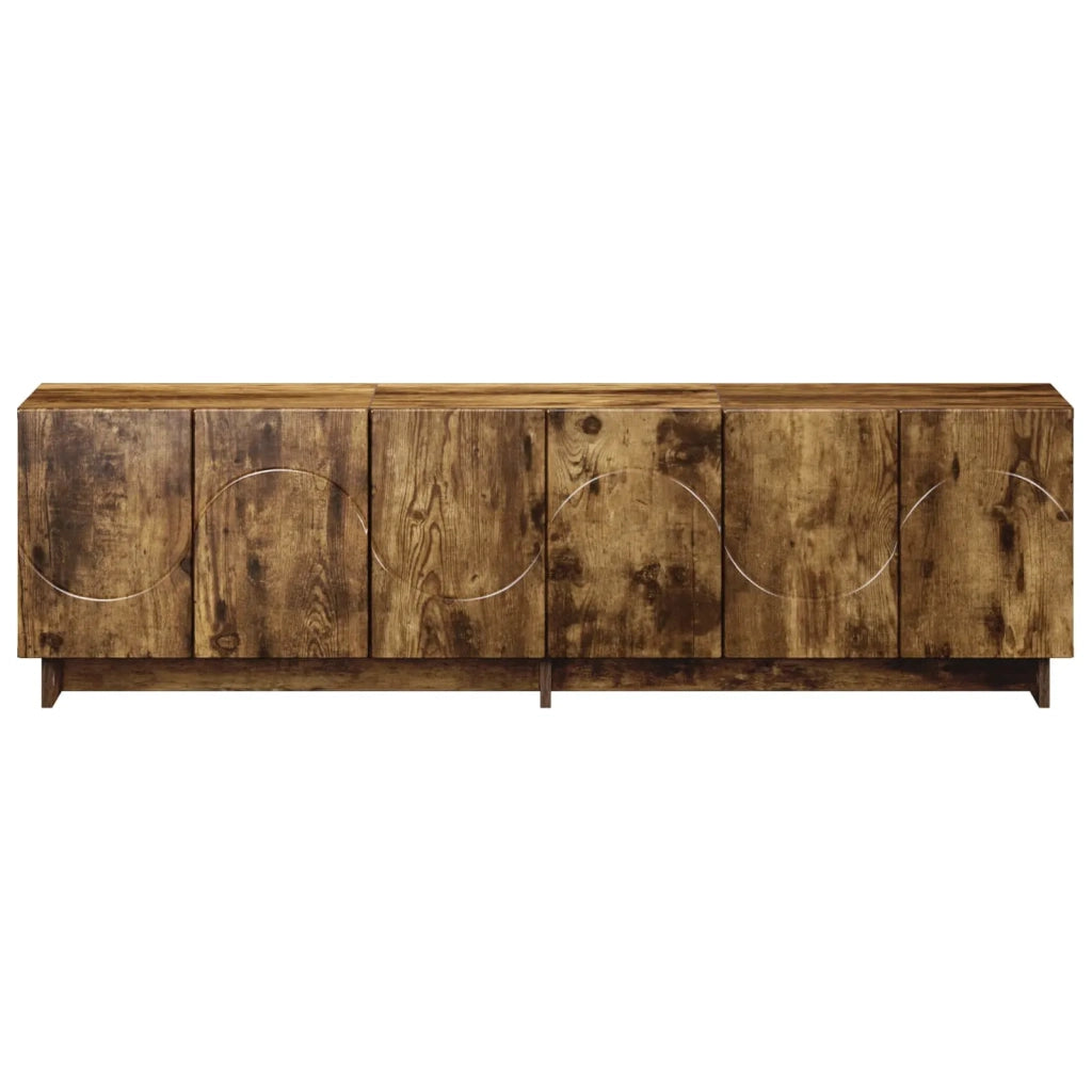 Supporto TV 140 x 34.5 x 40 cm Rovere Fumo Legno ingegnerizzato 8011581