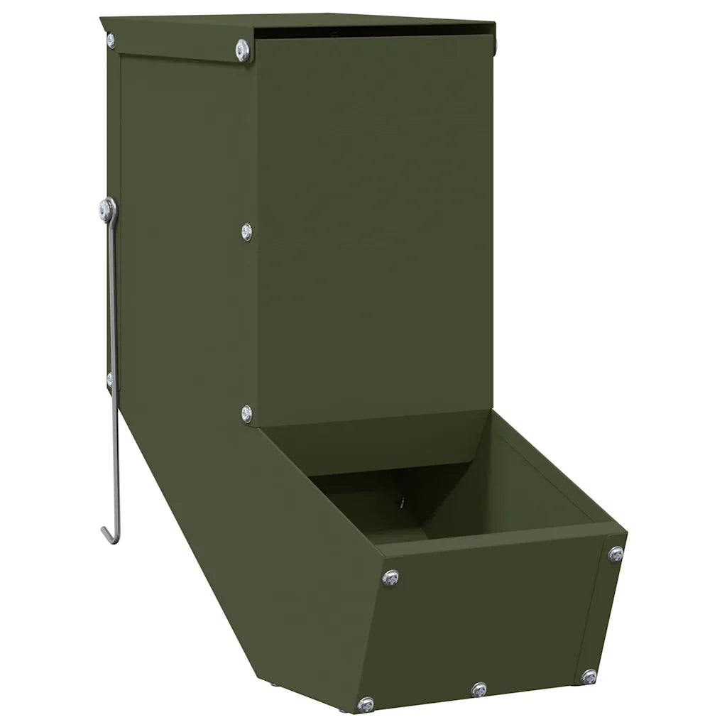 Mangiatore per conigli Verde oliva 12,5 x 26 x 28,5 cm CFW3777886