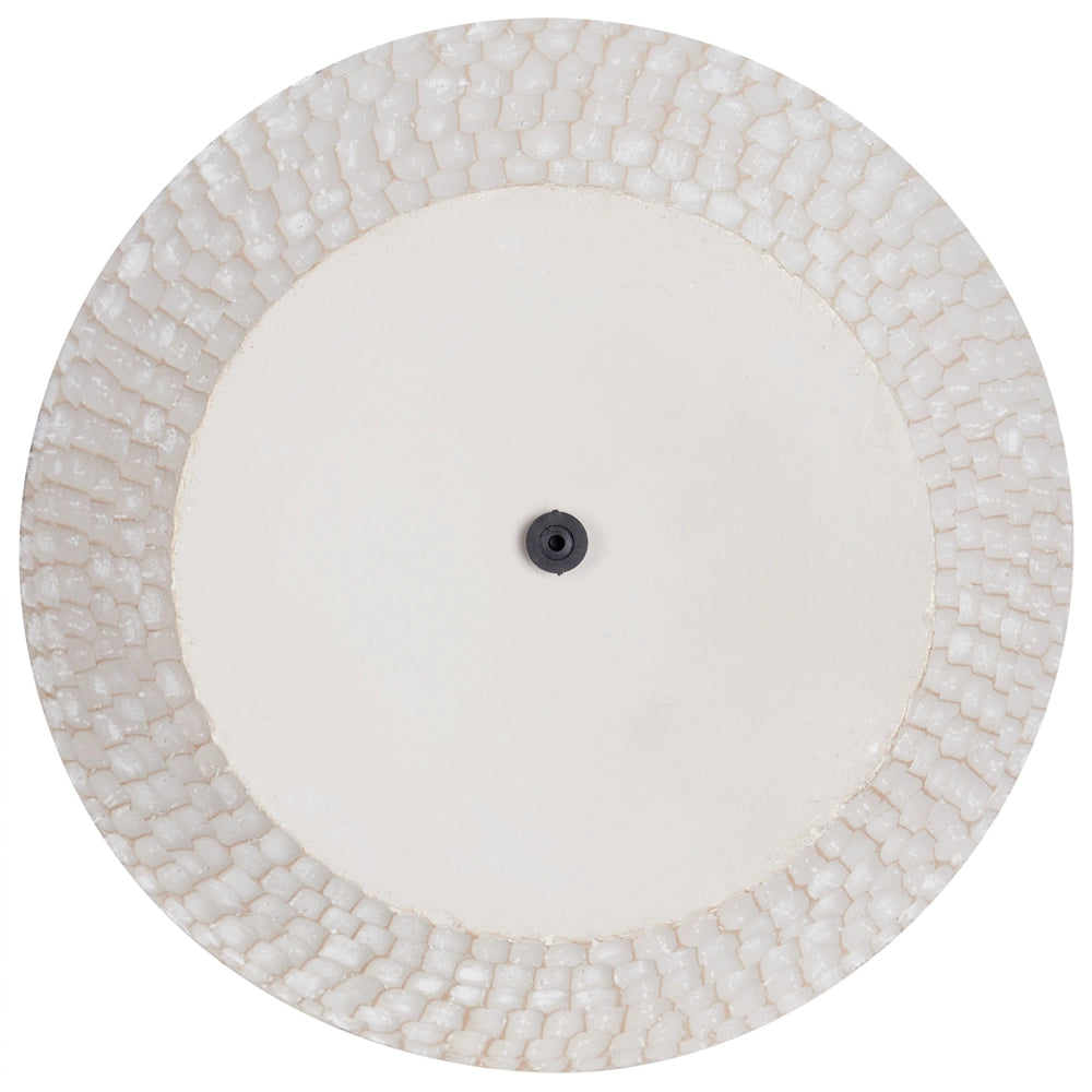 Vaso da fiori tradizionale da interno per esterni in ossido di magnesio beige stile boho