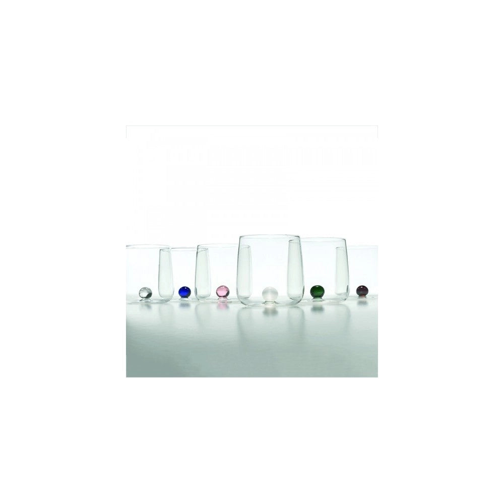 Bicchiere borosilicato Bilia Tumbler Zafferano set 6 pezzi colore Ambra