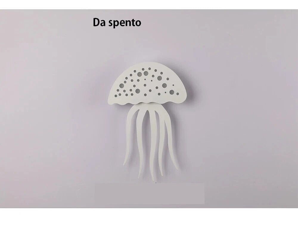 APPLIQUE LAMPADA DA PARETE PER INTERNI LUCE MURO A LED MEDUSA CAMBIA 3 TONALITA'