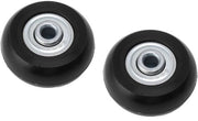 Impianto di sostituzione di ruote da valigia - Set di cuscinetti in gomma PU silenzioso - Resistente all'usura - Silenzioso - Ruote da valigia universali - 45 mm x 18 mm - Ruote da valigia