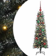 Albero di Natale | Decorazioni natalizie artificiale con 150 LED Verde 120 cm