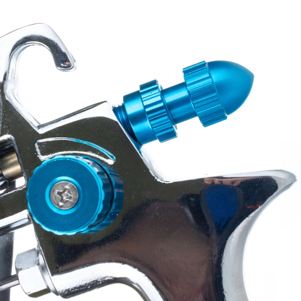 Pistola a Spruzzo Argento-Blu con Ugello 1,4mm – Sistema Alta Pressione | Capacità 600ml