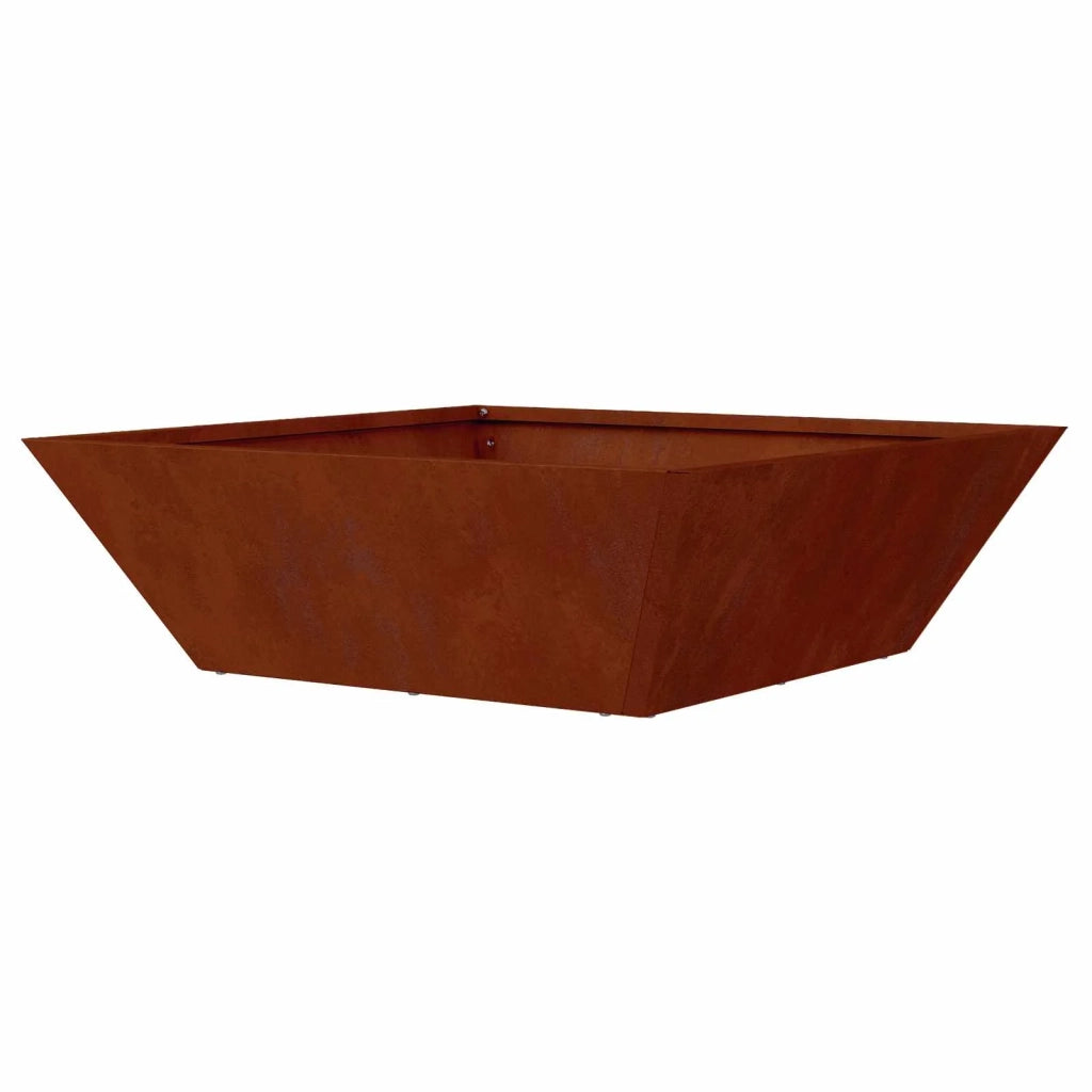Vaso da giardino 5 pcs Ruggine 50 x 50 x 15 cm 873837