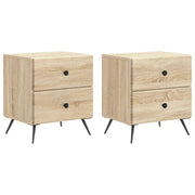 Armadio da Notte 2 pcs Rovere Sonoma 43 x 34,5 x 47,5 cm 895450
