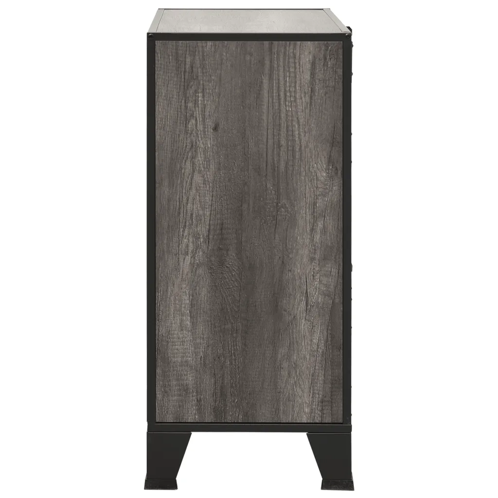 Armadi Portaoggetti 2 pz Grigi 72x36x82 cm Metallo e MDF 3095972