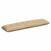 Cuscino per Schiena | Cuscino dorsale Grigio Verde 200 x 50 cm Tessuto in Cords