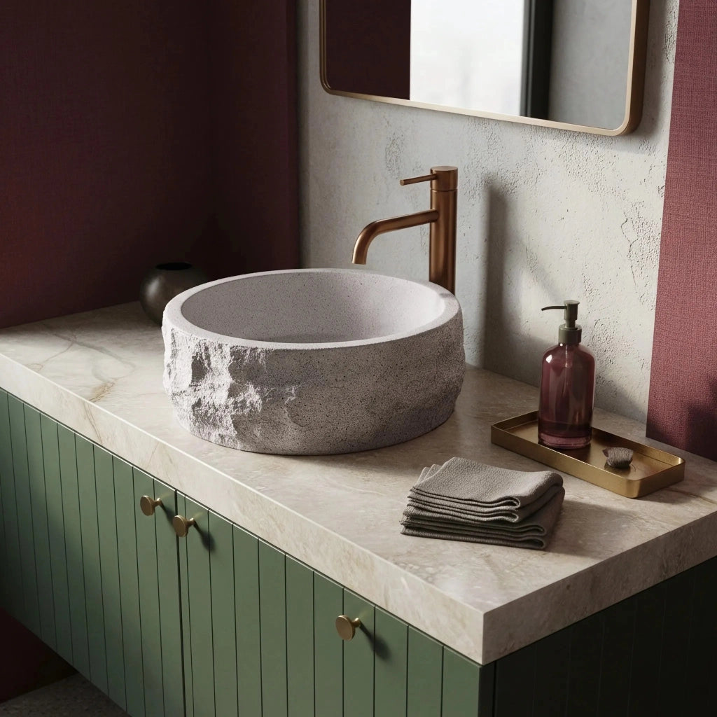 Lavabo Da Appoggio Rea Alice Moon