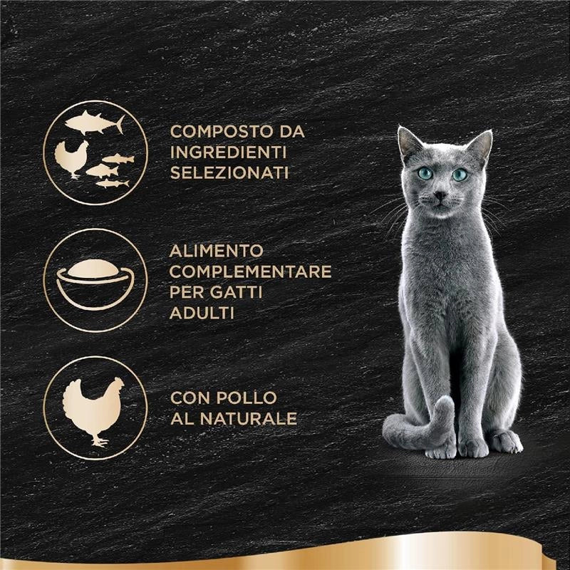 SHEBA FILETS CIBO UMIDO PER GATTI AL GUSTO POLLO VASCHETTA DA 60 G