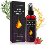Serum per Capelli 60ml - Anti-Perda Capelli Naturale - Olio di Ricino/Rosemarino - Biotina - Perdita di Capelli Ereditaria - Adatto per Donne/Uomini - Middelio per Crescita Capelli
