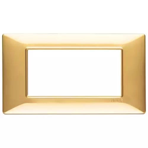 VIMAR PLANA - PLACCA 4M ORO LUCIDO