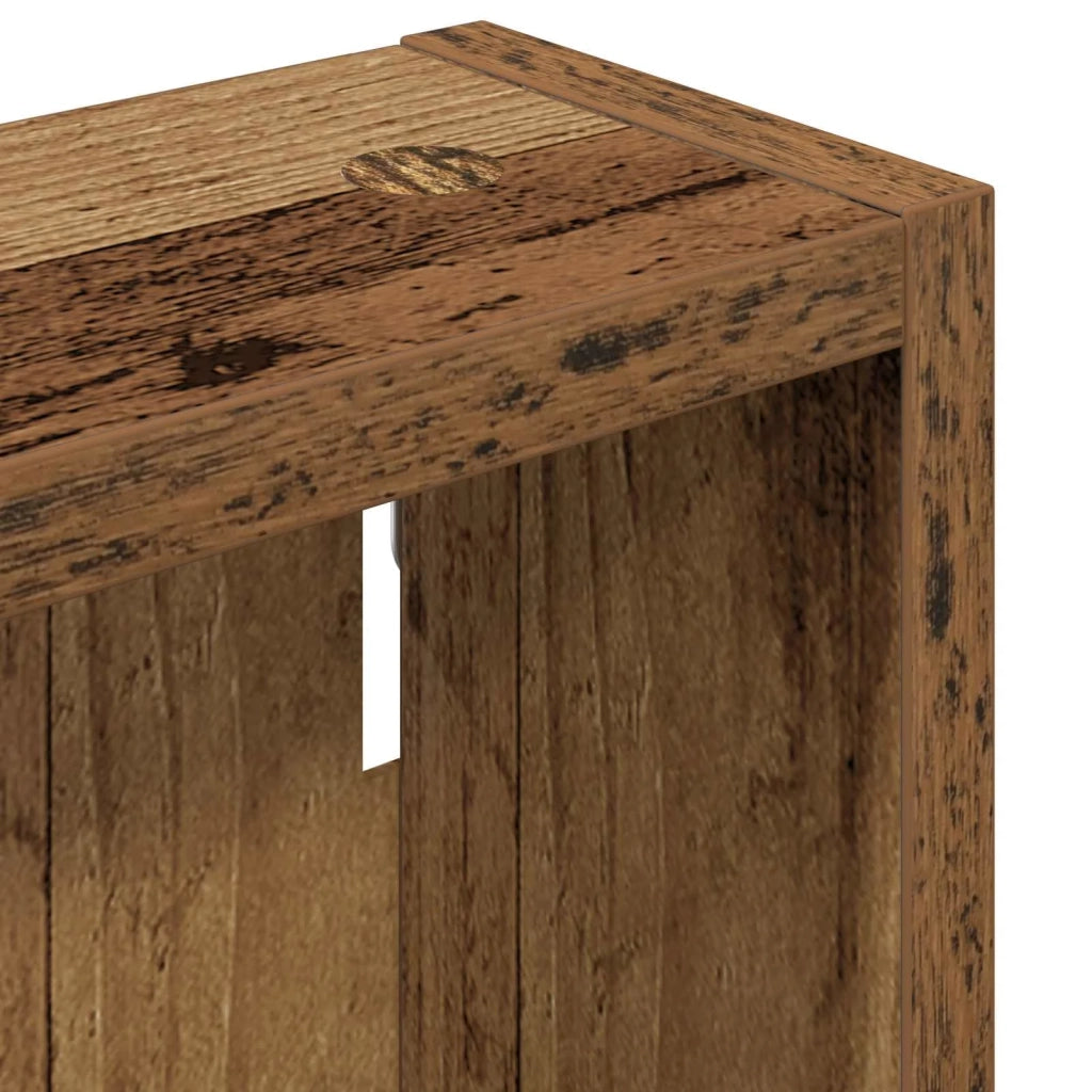 Armadio da bagno a muro Legno vecchio 30 x 10 x 50 cm