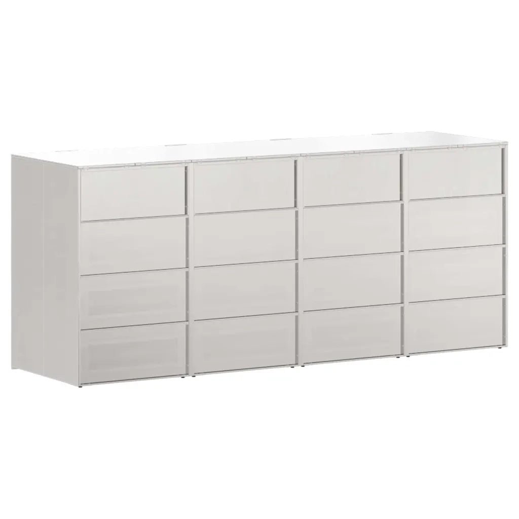 Contenitore per Rifiuti per 3 Bidoni 340 x 77.5 x 115.5 cm