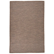 Tappeto da Esterni a Tessitura Piatta 120x170 cm Marrone cod mxl 71758