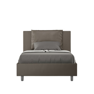 Letto 1 Piazza e Mezzo 120x210 cm Senza Rete Antea Cappuccino