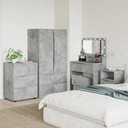 Armadio Grigio cemento 60 x 48 x 81 cm Legno multistrato
