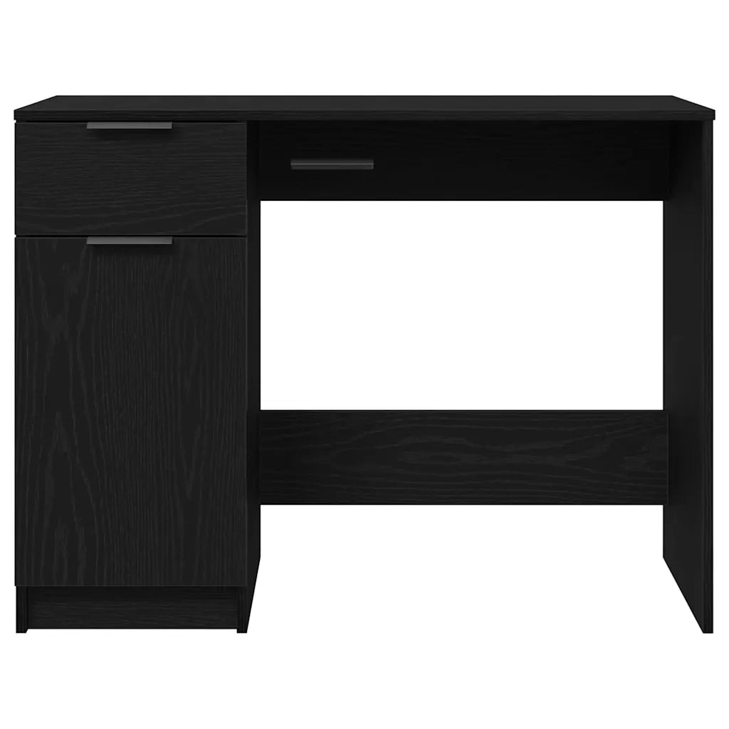 Scrivania Rovere Nero 100 x 50 x 75 cm Legno multistrato 862779