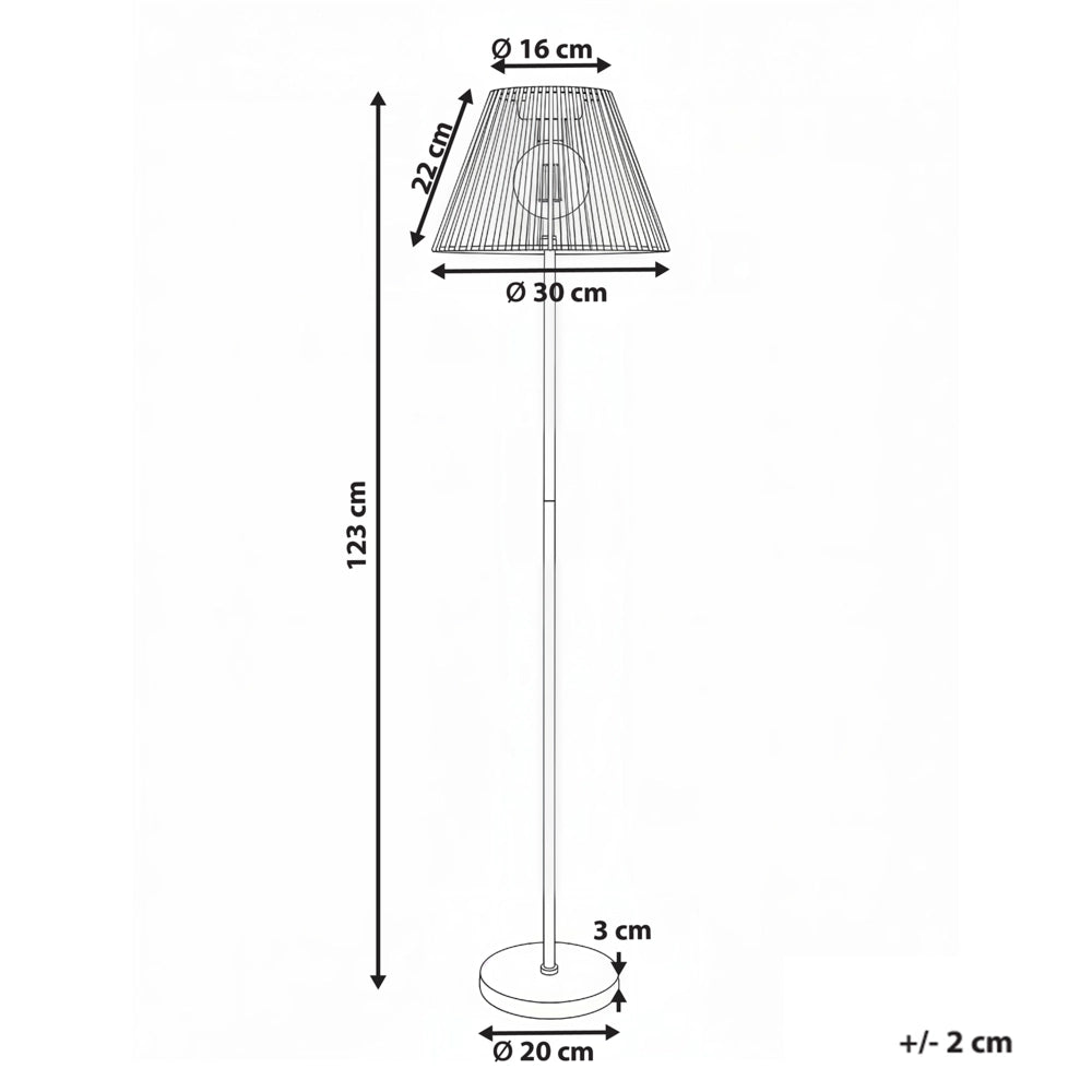 Lampada da terra solare per esterni grigia in materiale sintetico con base in ferro LED da giardino e patio a basso consumo energetico