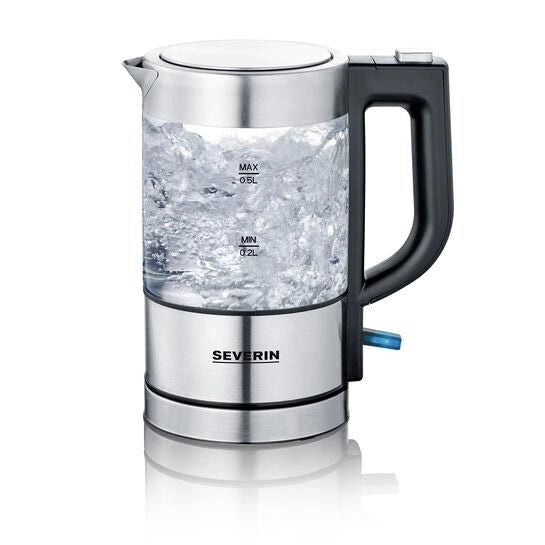 Severin WK 3472 bollitore elettrico 0,5 L 1100 W Argento
