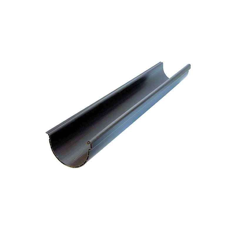 Gronda in pvc marrone tipo "milano" mt 5