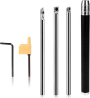 Set di utensili per la lavorazione del legno con punte intercambiabili - Snipper a forma di diamante, rotonda, quadrata.