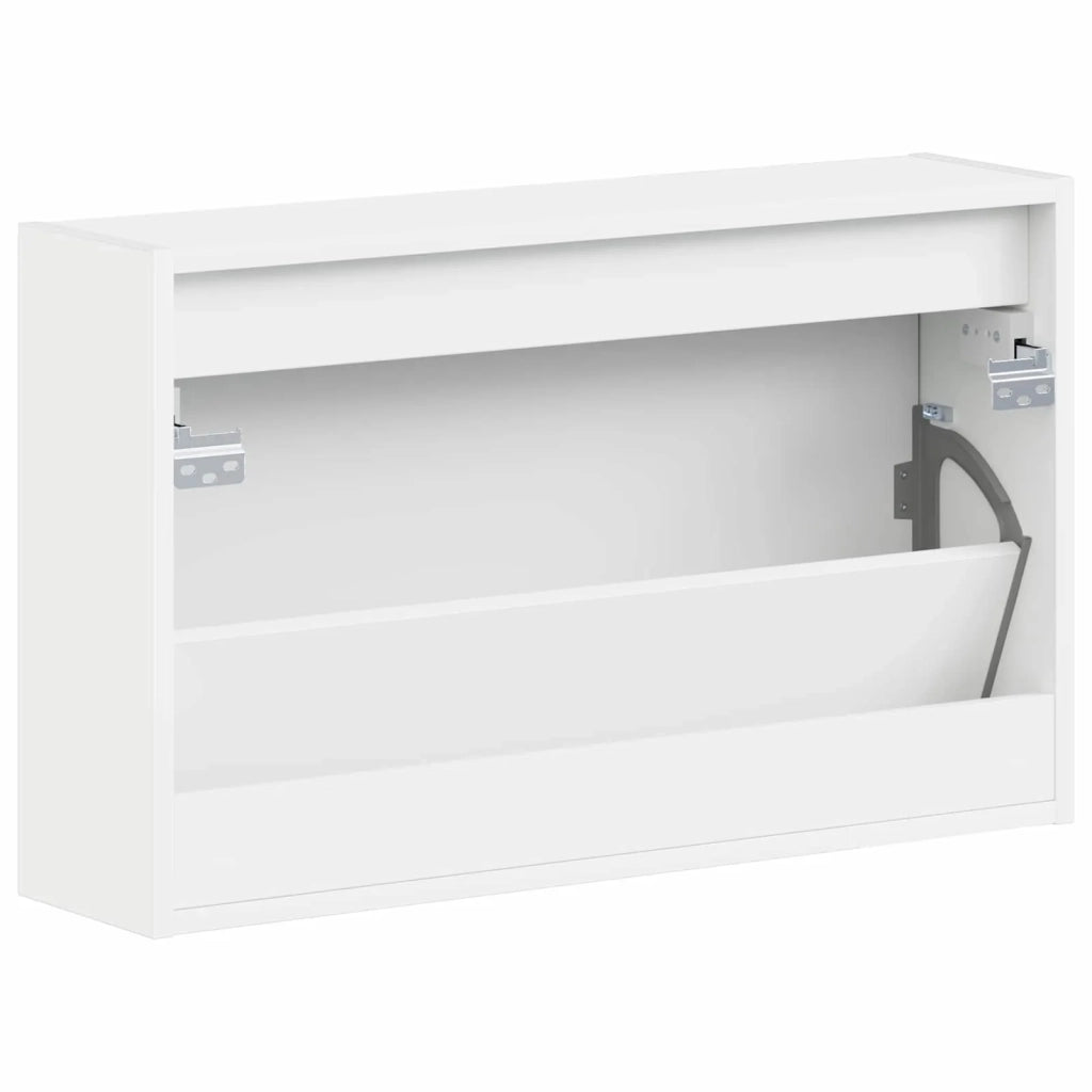 Mobiletto per Scarpe da Muro BREDA 71 x 17 x 43 cm Bianco 897505