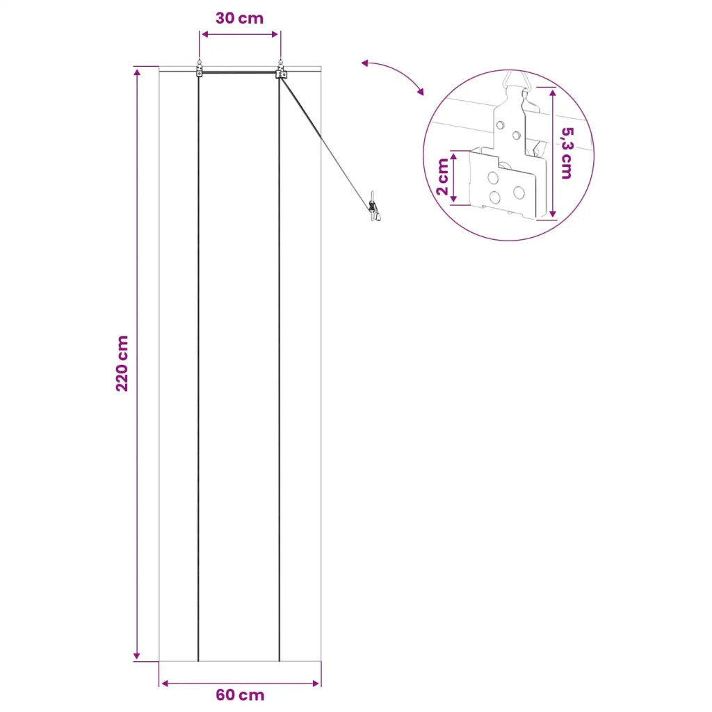 Tenda a rullo Naturale 60 x 220 cm Bambù 42040574