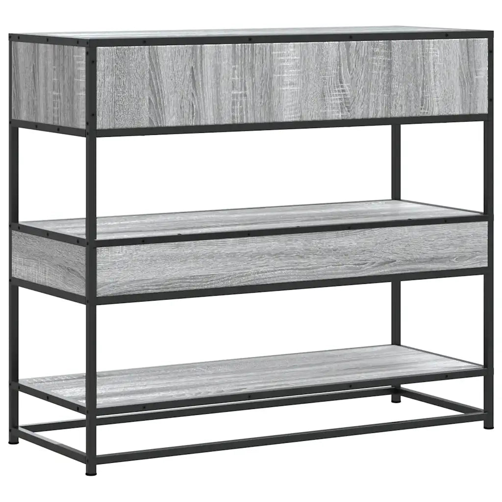 Tavolo Consolle Rovere Sonoma 90x35x80 cm in Legno Multistrato
