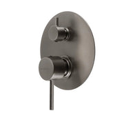 GEDY SERIE GARDA INCASSO DOCCIA C/ DEVIAT GUN METAL- GEDY- 1,0 pz