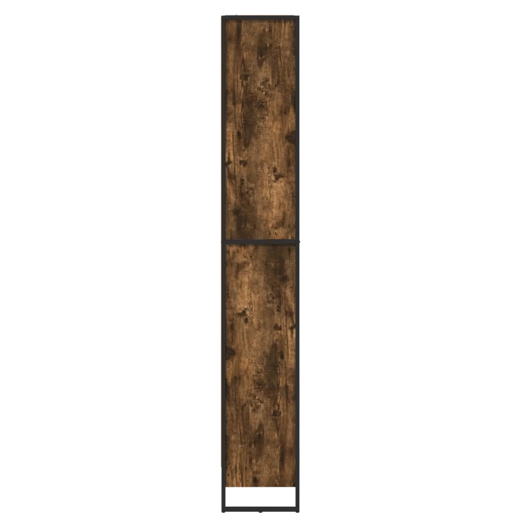 Armadio per Libri 2 pcs Quercia Fumosa 80 x 30 x 189,5 cm 3403012